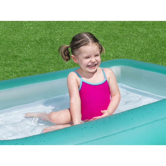 Felfújható medence 165x104x25 cm BESTWAY 51115 Aquababes Kiddie Pool - türkiz