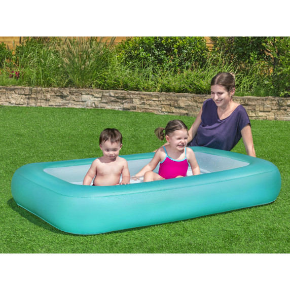 Felfújható medence 165x104x25 cm BESTWAY 51115 Aquababes Kiddie Pool - türkiz