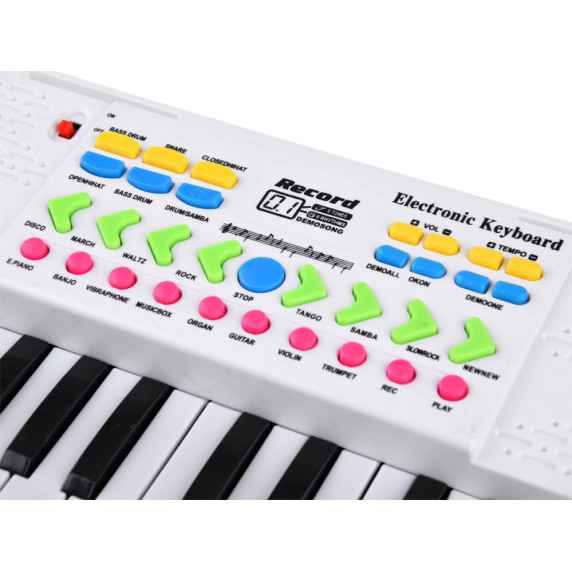 Mini szintetizátor 37 billentyűvel, mikrofonnal Inlea4Fun ELECTRONIC KEYBOARD