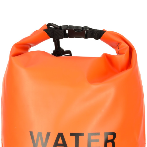 Vízálló táska 15 l Water proof bag - narancssárga