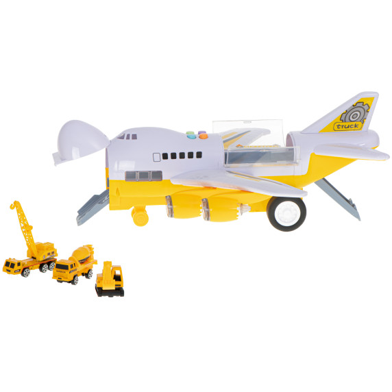 Repülőgép építőipari járművekkel A380 Inlea4Fun - sárga/fehér