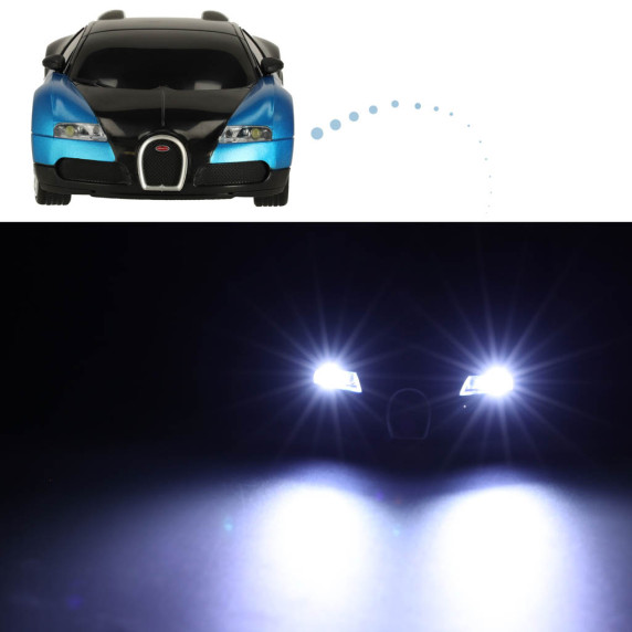 RC Távirányítós autó Bugatti Veyron 1:24 - kék