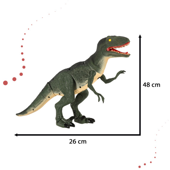 RC távirányítós dinoszaurusz DINOSAUR PLANET Velociraptor