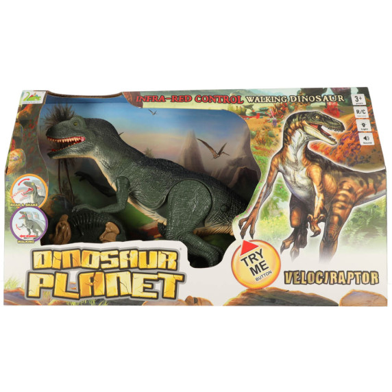 RC távirányítós dinoszaurusz DINOSAUR PLANET Velociraptor