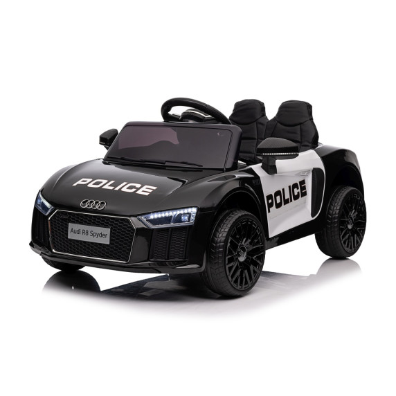 Elektromos kisautó Audi R8 Spyder Police - rendőrautó