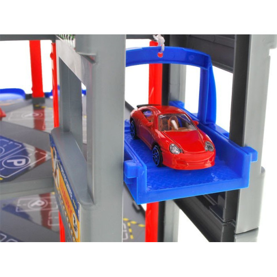 Többszintes parkoló garázs lifttel Inlea4Fun CITY PARKING PLAYSET ZA1859