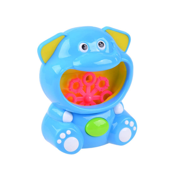 Buborékfújó játék Inlea4Fun HAPPY BUBBLE - kék elefánt