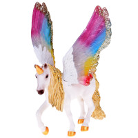 Figura mesebeli Pegazus szárnyakkal Inlea4Fun - fehér/arany 