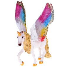 Figura mesebeli Pegazus szárnyakkal Inlea4Fun - fehér/arany Előnézet