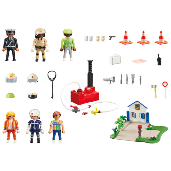 Figurák és kiegészítők építőkockákhoz 120 darabos Playmobil My Figures 70980