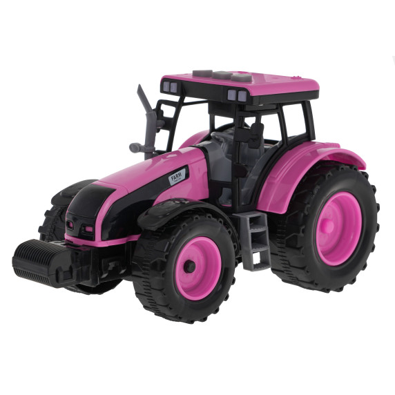 Interaktívny traktor Inlea4Fun FARM TRUCK SET - Rózsaszín