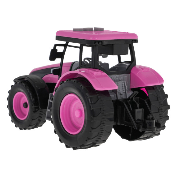 Interaktívny traktor Inlea4Fun FARM TRUCK SET - Rózsaszín