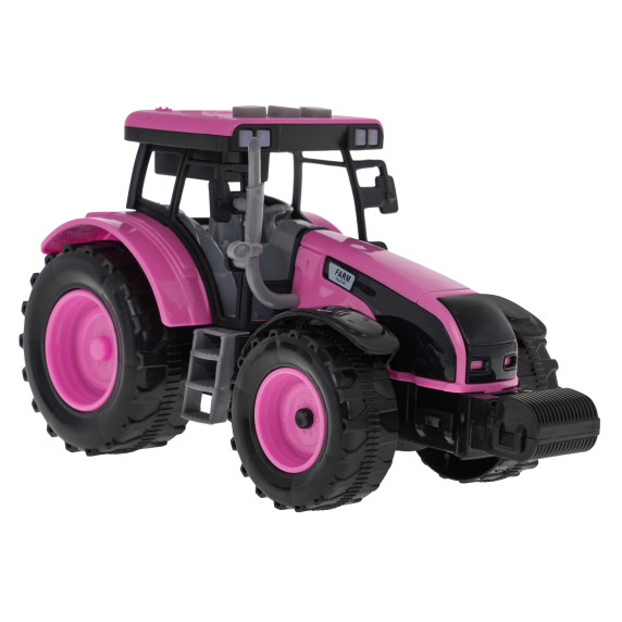 Interaktívny traktor Inlea4Fun FARM TRUCK SET - Rózsaszín