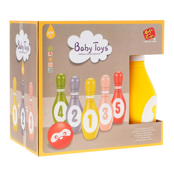 Bbowling teke készlet Inlea4Fun BABY TOYS