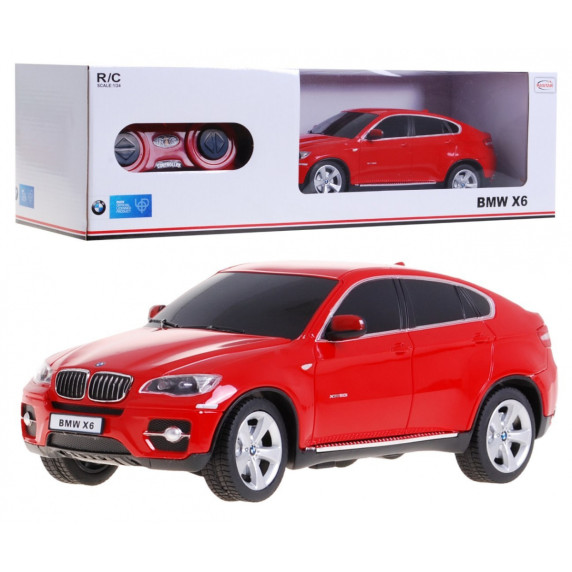 RC Távirányítós autó 1:24 BMW X6 RASTAR modell - Piros