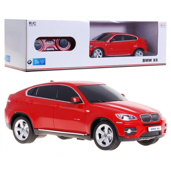 RC Távirányítós autó 1:24 BMW X6 RASTAR modell - Piros