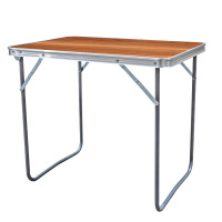 Összecsukható kemping asztal 70x50x60 cm AGA MR2022-Wooden - Barna 
