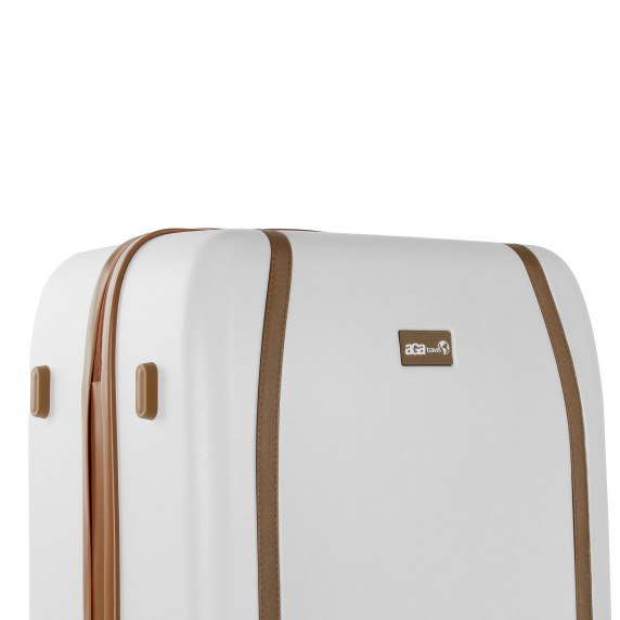 Bőrönd szett AGA Travel MR4670-WHITE - fehér