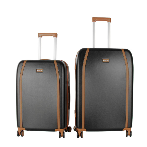 Bőrönd szett AGA Travel MR4670-BLACK - fekete