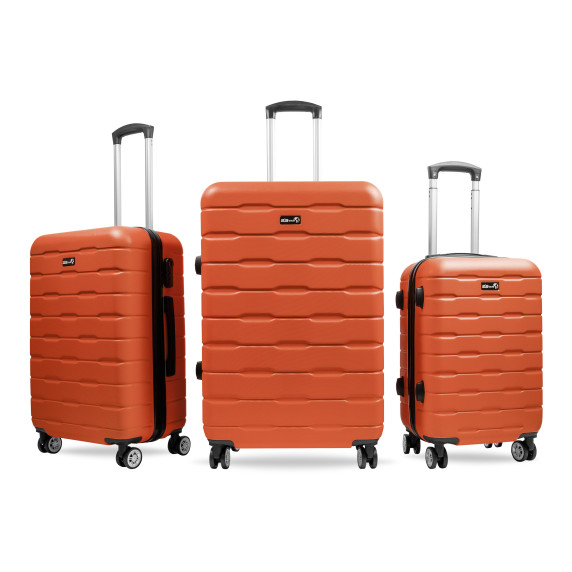 Bőrönd szett AGA Travel MR4658-Dark Orange - narancssárga