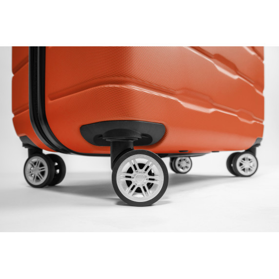 Bőrönd szett AGA Travel MR4658-Dark Orange - narancssárga