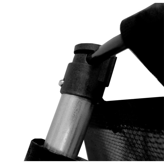 Trambulin belső védőhálóval létrával 500 cm Aga SPORT EXCLUSIVE MRPU1016BLACK - fekete