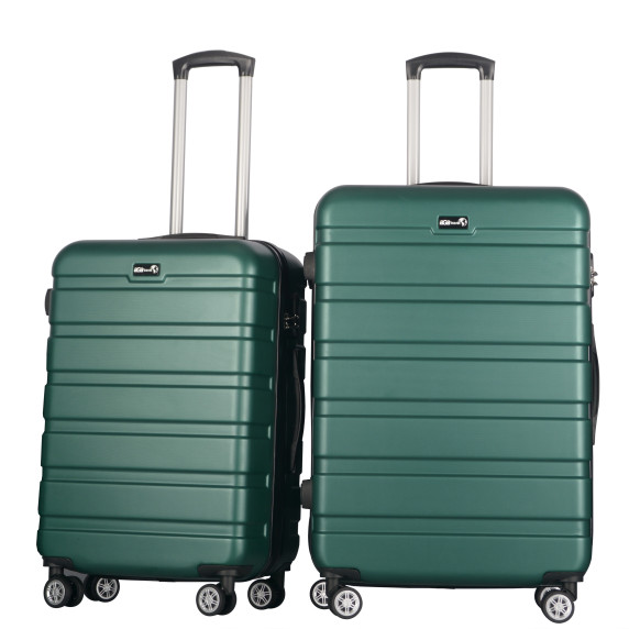 Bőrönd szett AGA Travel MR4660-Dark Green - sötétzöld