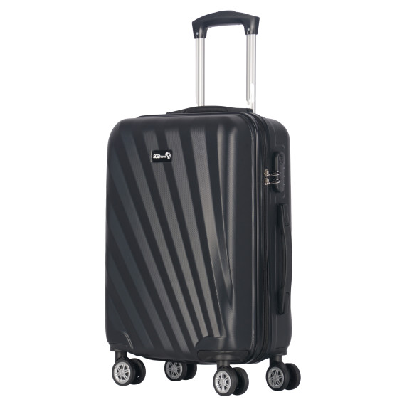 Bőrönd AGA Travel MR4664-Black - fekete