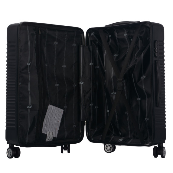 Bőrönd AGA Travel MR4665-Black - fekete