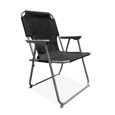 Összecsukható kerti szék AGA OXFORD MR2124-Black - fekete Előnézet