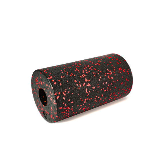 Fitnesz masszírozó henger 15 x 30 cm AGA DS615BLACK-RED - fekete/piros