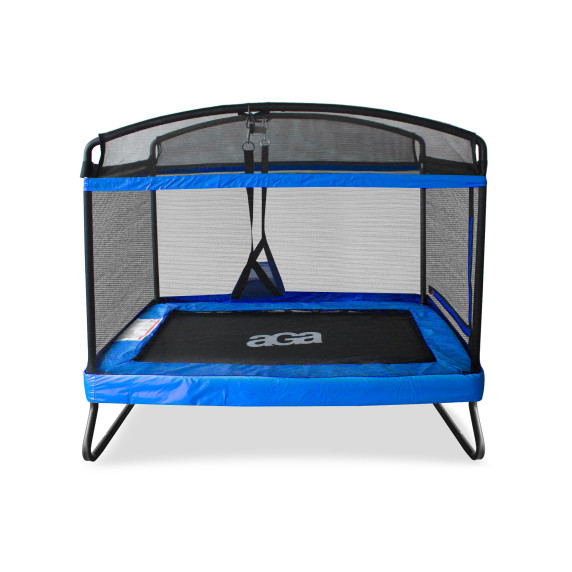 Téglalap alakú trambulin 122 x 183 cm AGA MRRC0406DarkBlue - sötétkék