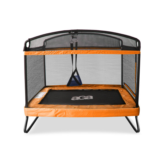 Téglalap alakú trambulin 122 x 183 cm AGA MRRC0406Orange - narancssárga