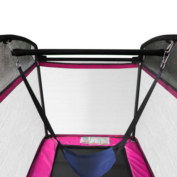 Téglalap alakú trambulin 122 x 183 cm AGA MRRC0406Pink - rózsaszín