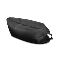 Felfújható ágy LAZY BAG 200x70 cm AGA DS441-BLA - Fekete 