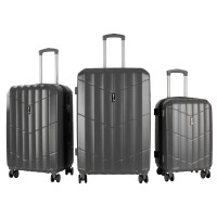 Bőrönd szett AGA Travel MR4669 - Dark Grey - szürke 