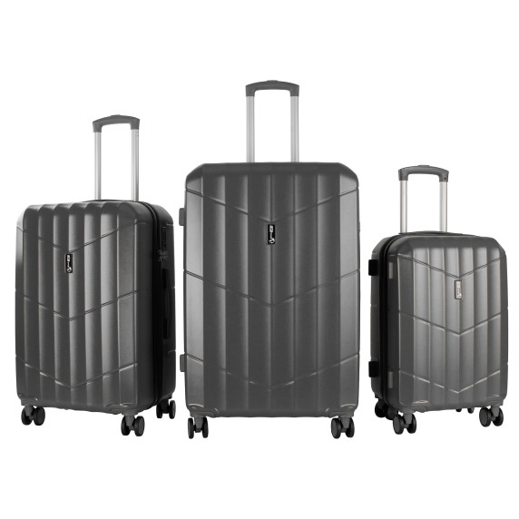 Bőrönd szett AGA Travel MR4669 - Dark Grey - szürke