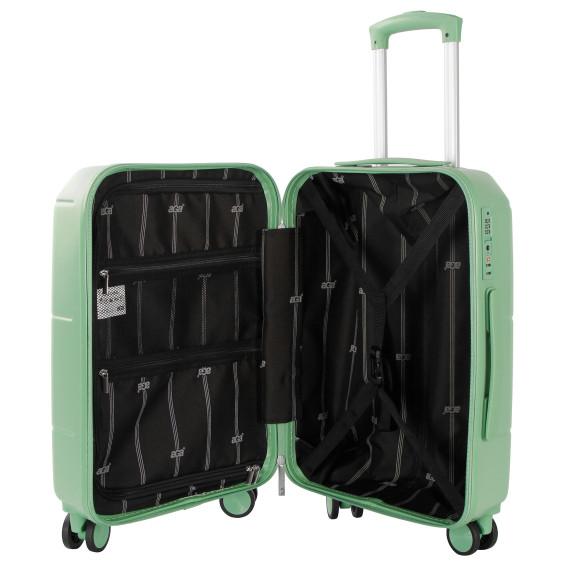 Bőrönd szett AGA Travel MR4669 - Light Green - zöld