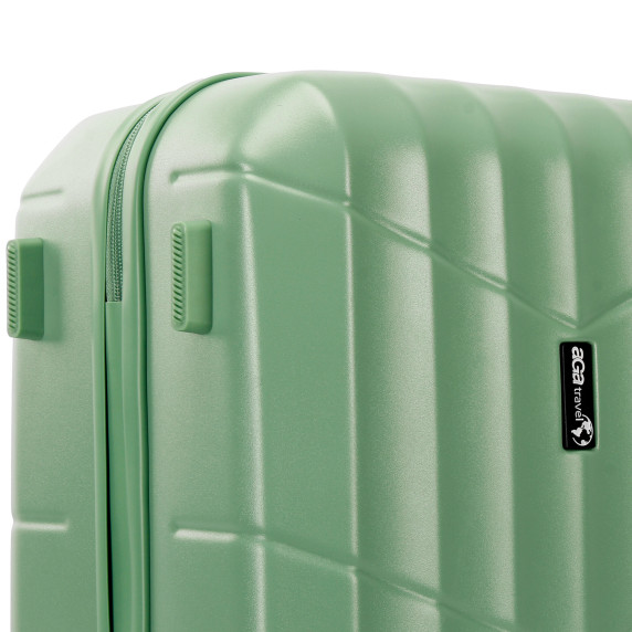 Bőrönd szett AGA Travel MR4669 - Light Green - zöld