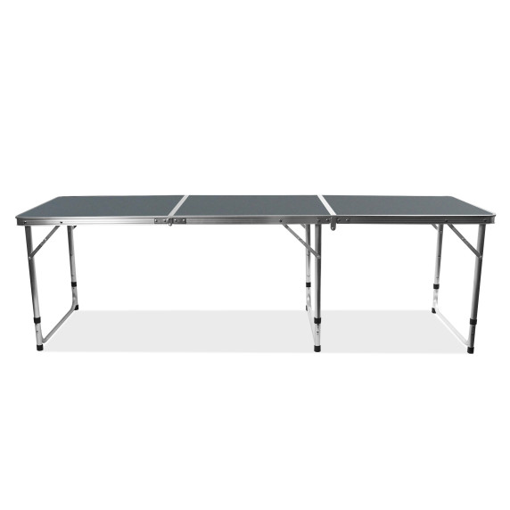 Összecsukható kempingasztal 180 x 60 x 70/60/55 cm AGA MR2091-Grey - szürke