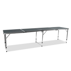 Összecsukható kempingasztal 240 x 60 x 70/60/55 cm AGA MR2092-Grey - szürke Előnézet