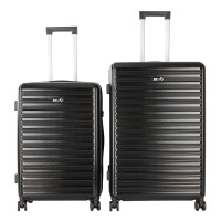 Bőrönd szett AGA Travel MR4673 - Black - fekete 