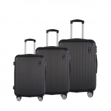 Bőrönd szett Aga Travel MR4652-Black - Fekete Előnézet