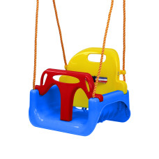 Gyermekhinta biztonsági kerettel Aga4Kids MR4512-1 - kék/sárga Előnézet