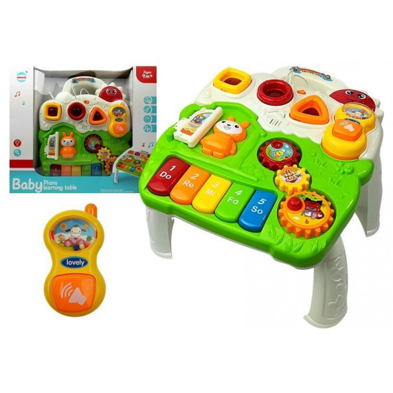 Készségfejlesztő asztal Inlea4Fun PIANO LEARNING TABLE