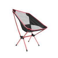 Horgász szék AGA DS714 red base - Fekete/piros 