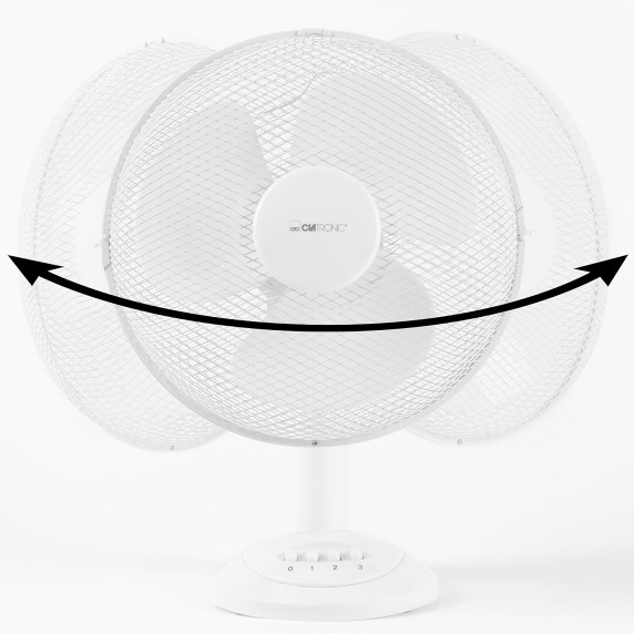 Asztali ventilátor 30 cm Clatronic - VL3790 - Fehér