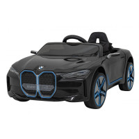 Elektromos kisautó BMW i4 - Fekete 