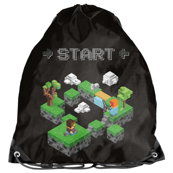 Tornazsák 45x34 cm PASO PP24ST-712 - Minecraft Start +